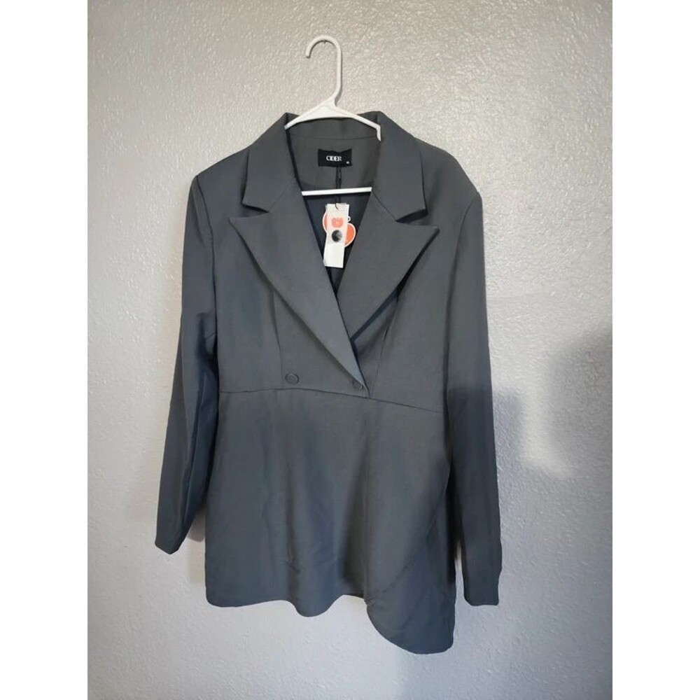 Cider gray blazer dress